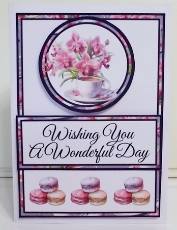 Orchid Afternoon Tea Diagonal Popout Kit by Pam Stubley