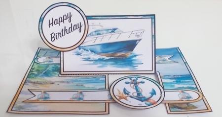 Anchors Away Impossible Card by Pam Stubley