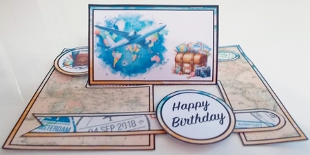 Globe Trotter Impossible Card by Pam Stubley