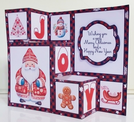 Jolly Scandi Santa Joy Three Step Mini Kit by Pam Stubley
