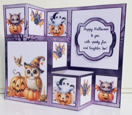 Cute Halloween Witch & Friends Three Step Mini Kit by Pam Stubley