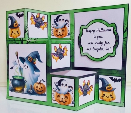 Cute Halloween Ghost & Friends Three Step Mini Kit by Pam Stubley