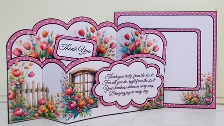 Tulips in the Window Wiper Card Kit by Pam Stubley