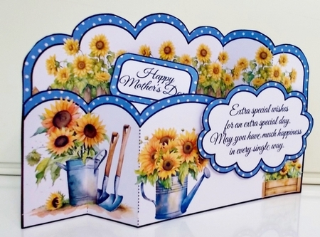 Sunflower Garden Wiper Card Kit by Pam Stubley