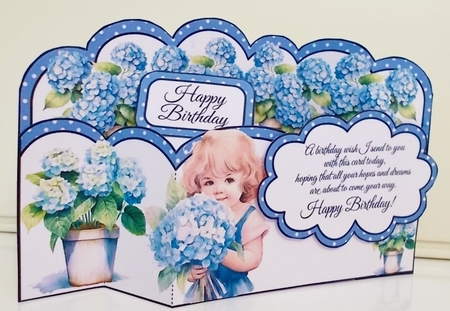 Peekaboo Hydrangeas for You Wiper Card Kit by Pam Stubley