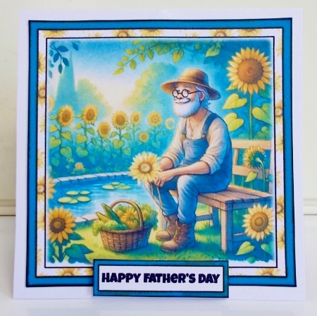 Sunflower Gardener Male Twist & Pop Kit by Pam Stubley
