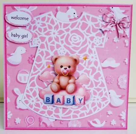 Baby Girl Teddy Mini Kit by Pam Stubley