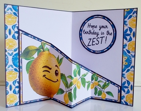 Cheeky Lemons Diagonal Popout Kit by Pam Stubley