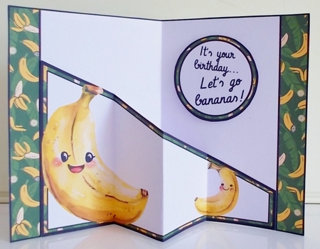 Lets Go Bananas! Diagonal Popout Kit by Pam Stubley