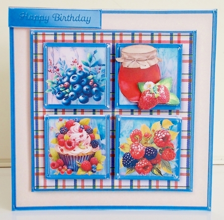 Berry Season - Square Layers Card Mini Kit by Pam Stubley