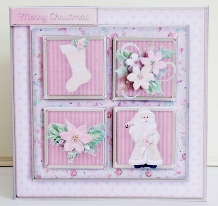 Christmas Fun - Square Layers Card Mini Kit by Pam Stubley