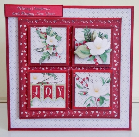 Christmas Joy - Square Layers Card Mini Kit by Pam Stubley