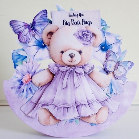 My Sweet Teddy Bear 5  XL Rocker Card  by Pam Stubley