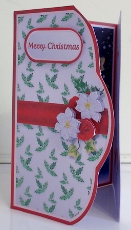 Holly and Ivy - Wrapover Card Mini Kit by Pam Stubley