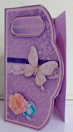 Pastel Posy - Wrapover Card Mini Kit by Pam Stubley