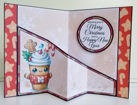 Coffee Loving Christmas Diagonal Popout Kit by Pam Stubley