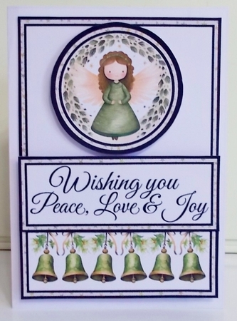 Whimsical Christmas Angel Diagonal Popout Kit by Pam Stubley