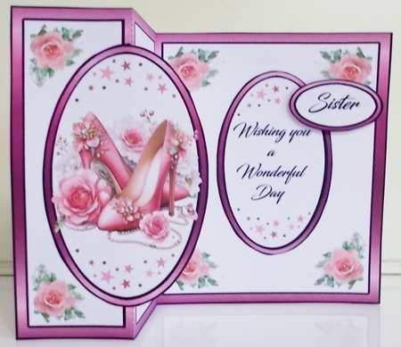 FBG Pink Birthday shoes by Pam Stubley