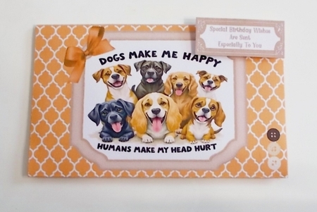 Dogs Make Me Happy - Money Wallet by Pam Stubley