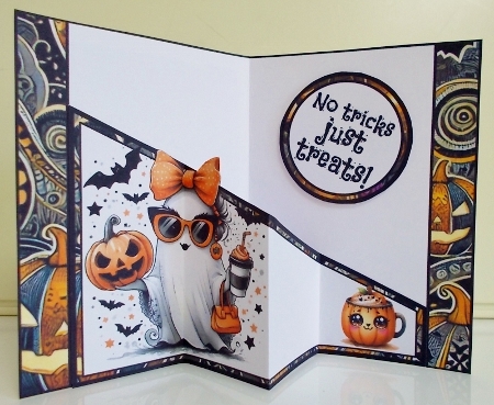 This Cute Little Ghostie Loves You A Latte Diagonal Popout Kit by Pam Stubley