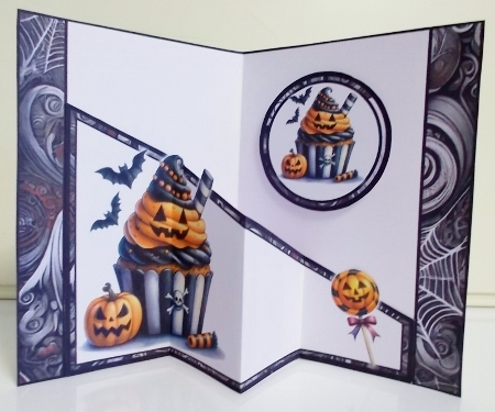Youre In For A Sweet Halloween Diagonal Popout Kit by Pam Stubley