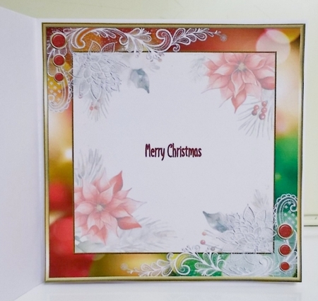 Poinsettia & lace insert 1 by Pam Stubley