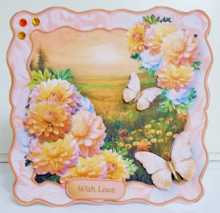 Golden Sunrise - Wavy Edge Card Mini Kit by Pam Stubley