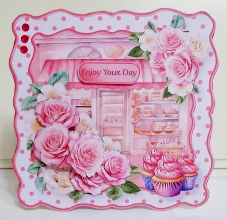 The Little Bakery - Wavy Edge Card Mini Kit by Pam Stubley