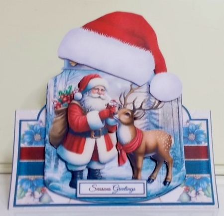 Santa & Reindeer Tent Card Kit  by Pam Stubley