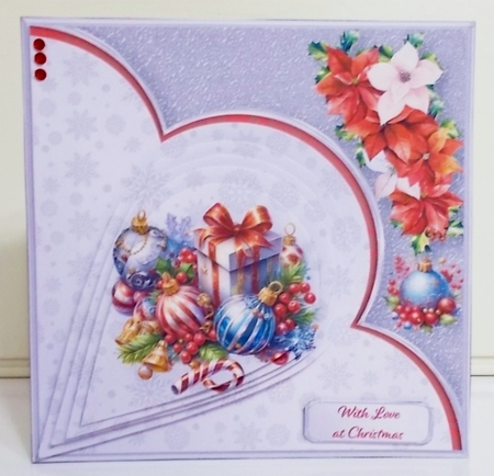 Christmas Decorations - Teardrop Pyramid Card Mini Kit by Pam Stubley