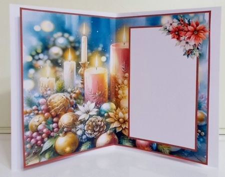 Beautiful Christmas Candles - Insert by Pam Stubley