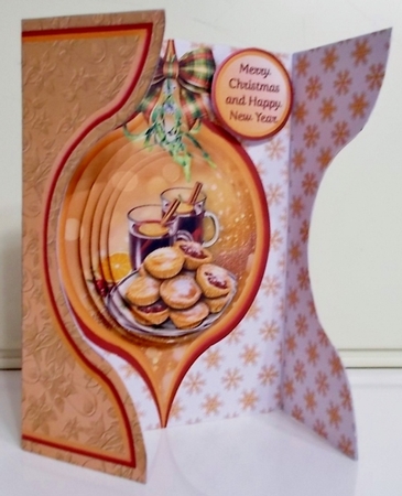 Mince Pies and Mulled Wine - Aperture Gatefold Card Mini Kit by Pam Stubley