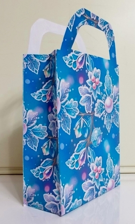 Winter lace gift bag 2 by Pam Stubley