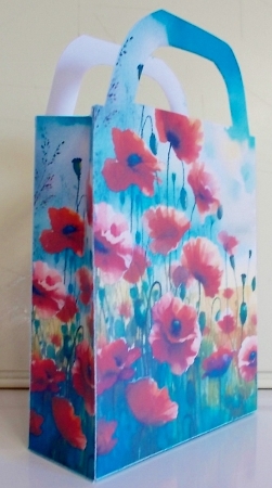 Poppy field gift bag 1 by Pam Stubley