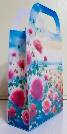 Rose scene gift bag 1 by Pam Stubley