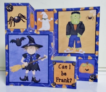 Can I Be Frank Halloween Step Card Mini KIt by Pam Stubley