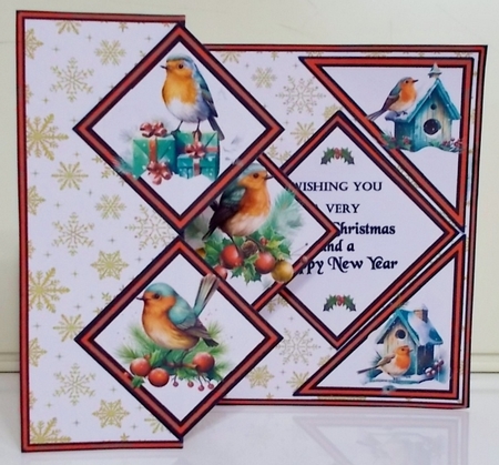 FBS Robin & baubles by Pam Stubley