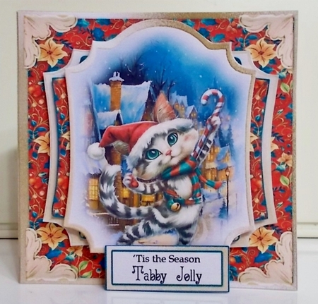 Festive Crazy Cats 3 by Pam Stubley