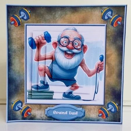 Dumb Bell Grandpa by Pam Stubley