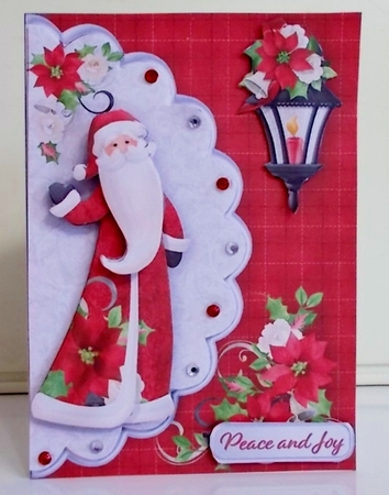 Santa Claus - 5 x 7 Decoupage Card Mini Kit by Pam Stubley