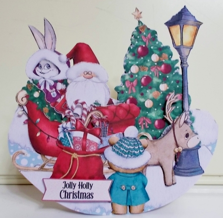 Paws for Santa Rocker 5 by Pam Stubley