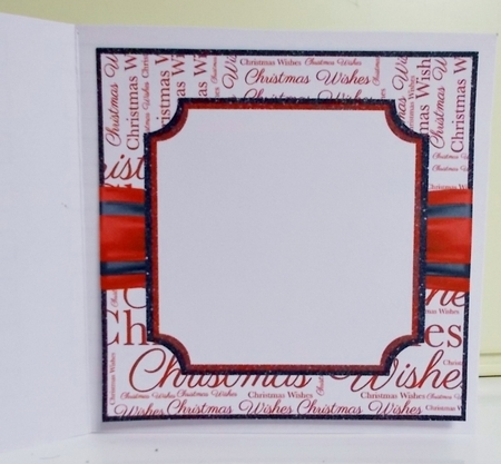 Black & Red Christmas Tree Insert by Pam Stubley