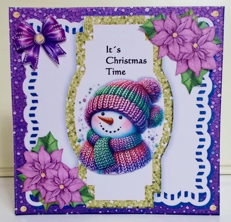  Kntted Snowman Mini Kit by Pam Stubley