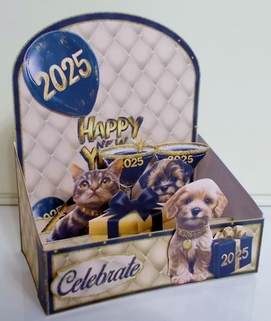 New Year 2025 Box Card Mini Kit by Pam Stubley