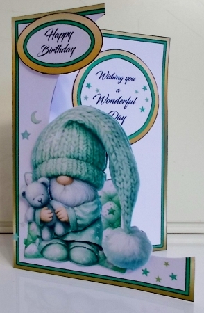 Cutaway Ready for bed gnome by Pam Stubley