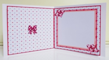 Valentine Bow Insert by Pam Stubley