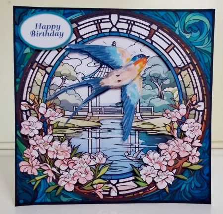 Stained Glass Garden 1 by Pam Stubley