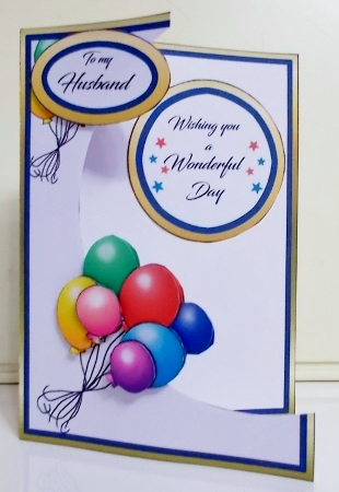 Cutaway Birthday balloons (Male) by Pam Stubley