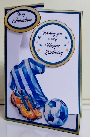 Cutaway Soccer (Blue) by Pam Stubley