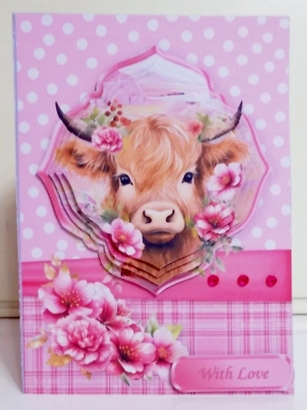 Bonny Wee Coo - 5 x 7 Pyramid Card Mini Kit by Pam Stubley